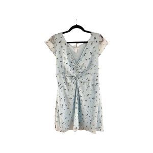 Leith Floral Lightweight Mini Dress Large